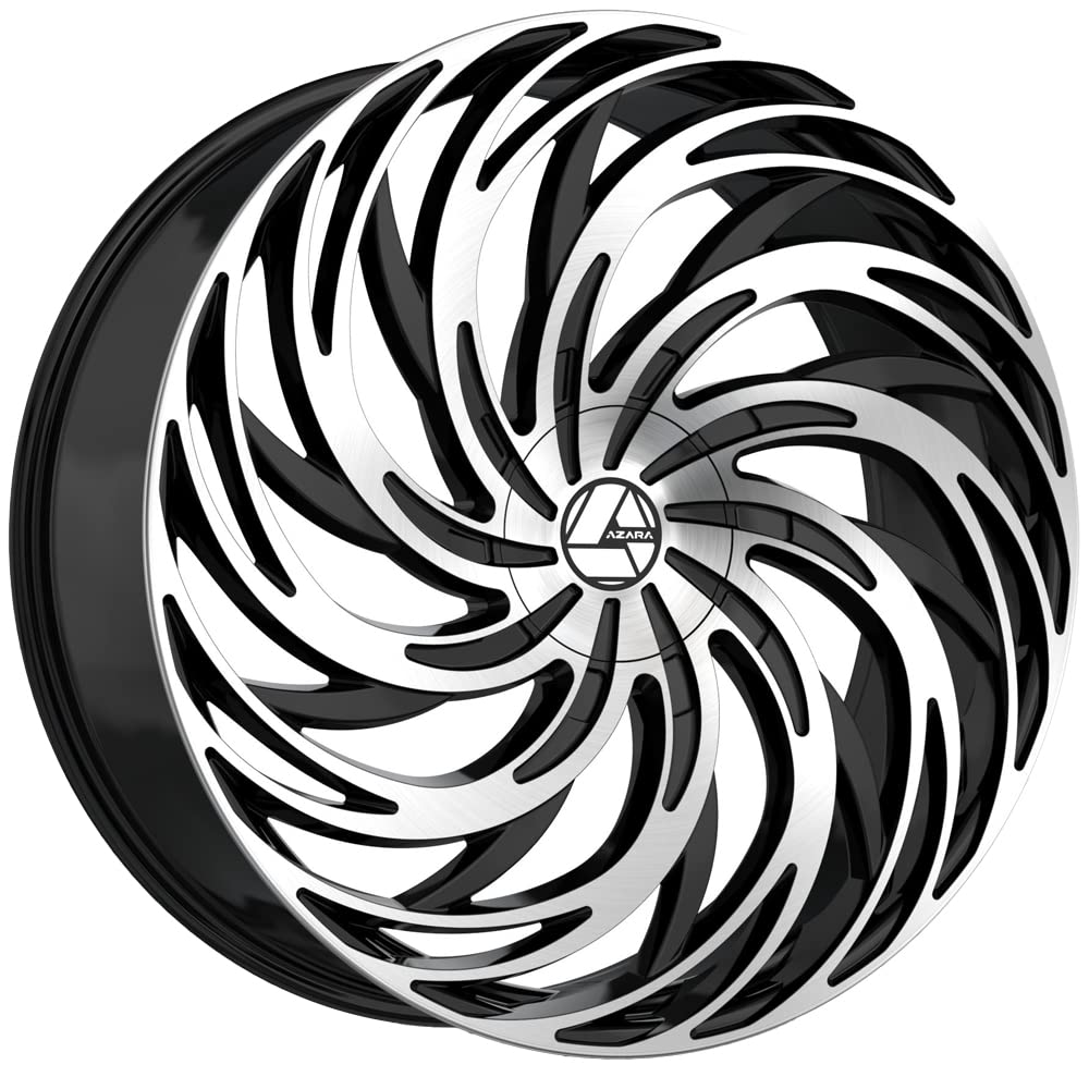 Azara AZA-531 22x8.5 5x112 5x114.3 +38 Cb 74.1 Gloss Black & Machined