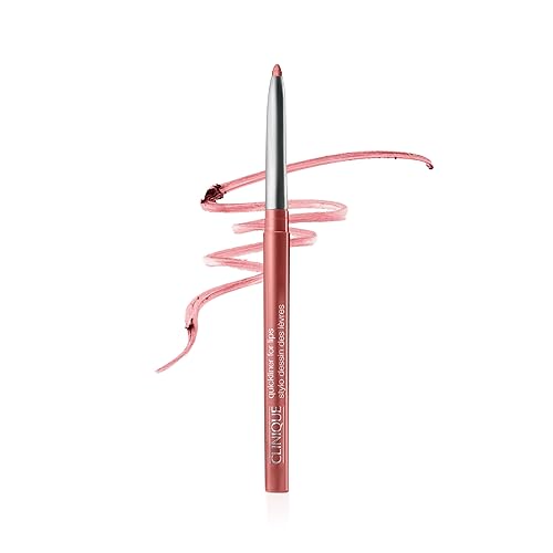 Clinique Long Lasting Quickliner Lip Liner | Non-Drying + No Sharpening, Pink Honey