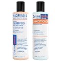 DermaSolve Scalp Psoriasis & Dandruff free Medicated Shampoo with Conditioner, Ultimate Seborrheic Dermatitis Treatment for Itchy, Flakey Scalp