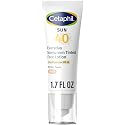 CETAPHIL Everyday Sunscreen Tinted Face Lotion, 1.7 fl oz, Travel Size Sunscreen, 100% Mineral UVA/UVB Filters: Titanium Dioxide & Zinc Oxide, SPF 40