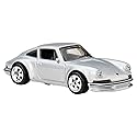 Hot Wheels Silver '71 Porsche 911 Pop Culture Top Gun Movie Series 1:64 Scale Collectible Die Cast Metal Toy Car Models with Rubber Real Riders