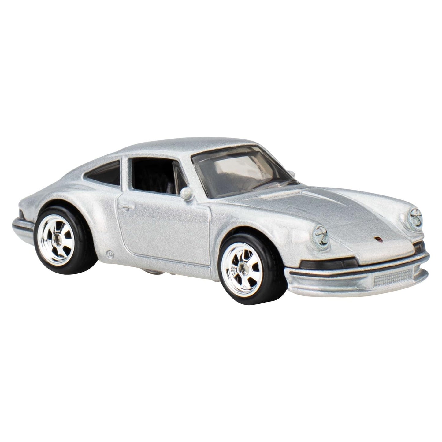 Hot Wheels Silver '71 Porsche 911 Pop Culture Top Gun Movie Series 1:64 Scale Collectible Die Cast Metal Toy Car Models with Rubber Real Riders