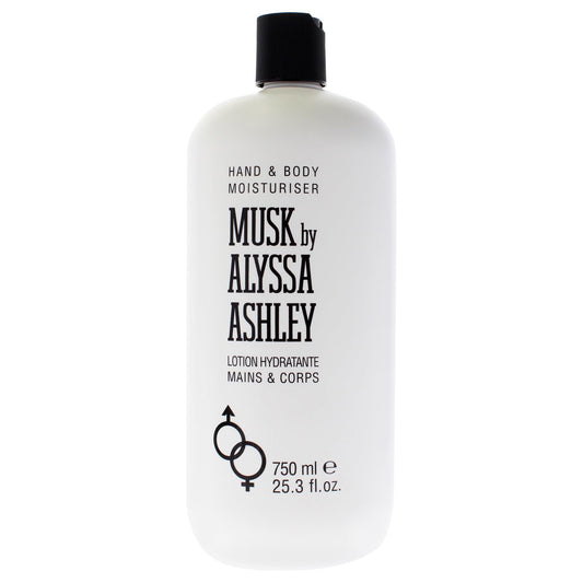 Alyssa Ashley Musk Body Lotion - Lotion for Women and Men - Body Cream for Smooth, Moisturized Skin - Citrus and Bergamot Top Notes - 25.3 oz