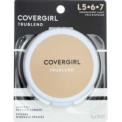 CoverGirl TruBlend Pressed Powder, Translucent Light (L 5-7), 0.39 oz (Pack of 3)