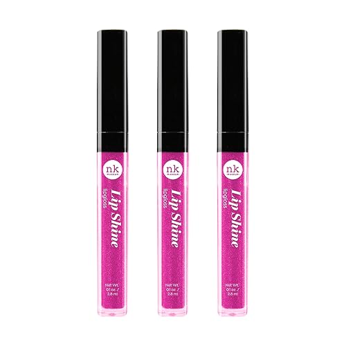 NICKA K NEW YORK Lipshine, Cosmetics, vibrant colors, bright colors, shining lips, lip shine, long lasting (AMZ255)