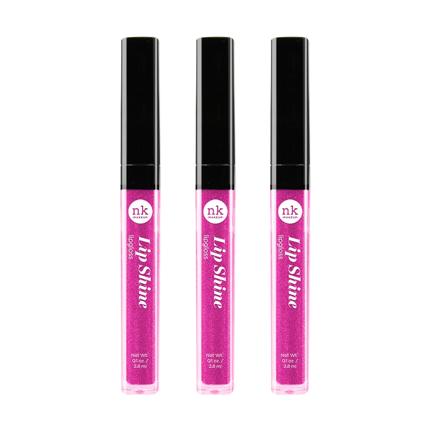 NICKA K NEW YORK Lipshine, Cosmetics, vibrant colors, bright colors, shining lips, lip shine, long lasting (AMZ255)