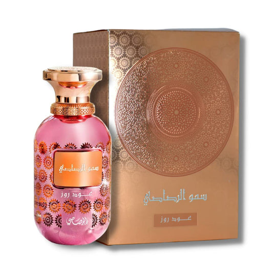Rasasi Somow Al Oud Rose - Eau de Parfum 100ML (3.4 OZ) - Premium Arabian Perfume For Women, A Remarkable Women Perfume Long-Lasting Fragrance Beauty & Personal Care RASASI
