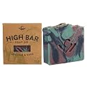 COLE WHEELER High Bar Soap for Men - Luxury Natural Exfoliating & Moisturizing, Vegan, Animal Fat Free, Unisex Body Soap, 5-Ounces, Leather & Sage
