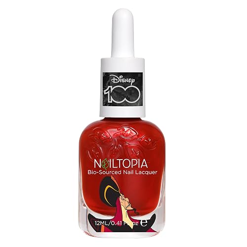 Nailtopia Bio-Sourced Chip Free Nail Lacquer Disney Collection, Jafar, 0.41 oz - All Natural - Vegan - Strengthening - Quick-Dry - Long Lasting Beauty & Personal Care Nailtopia