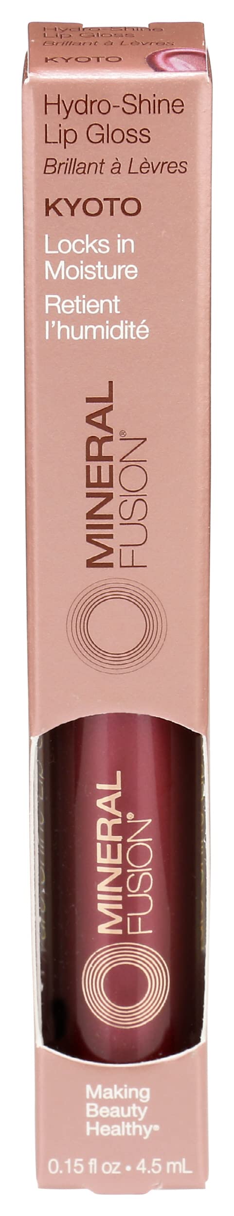 Mineral Fusion, Lip Gloss Hydro Shine Kyoto, 0.15 Ounce
