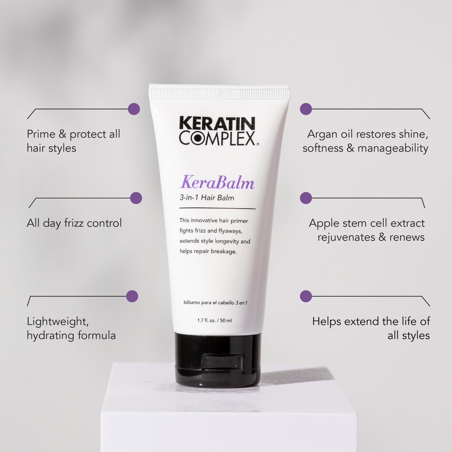 Keratin Complex - KeraBalm 3-in-1 Hair Balm - 1.7 fl oz