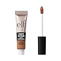 e.l.f. Soft Glam Satin Concealer, Medium Coverage For Blemishes & Under-Eye, Crease-Resistant, Long Lasting, Vegan & Cruelty-Free, 44 Tan Cool
