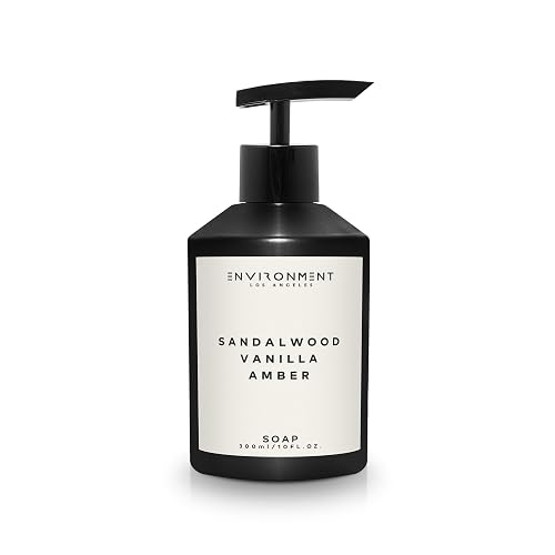 ENVIRONMENT Inspired by 5-Star Resort HCS Hand Soap, 300ml Luxury Liquid Soap (Sandalwood | Vanilla | Amber) Home Essentials, Kitchen & Bathroom Soap Beauty & Personal Care ENVIRONMENT