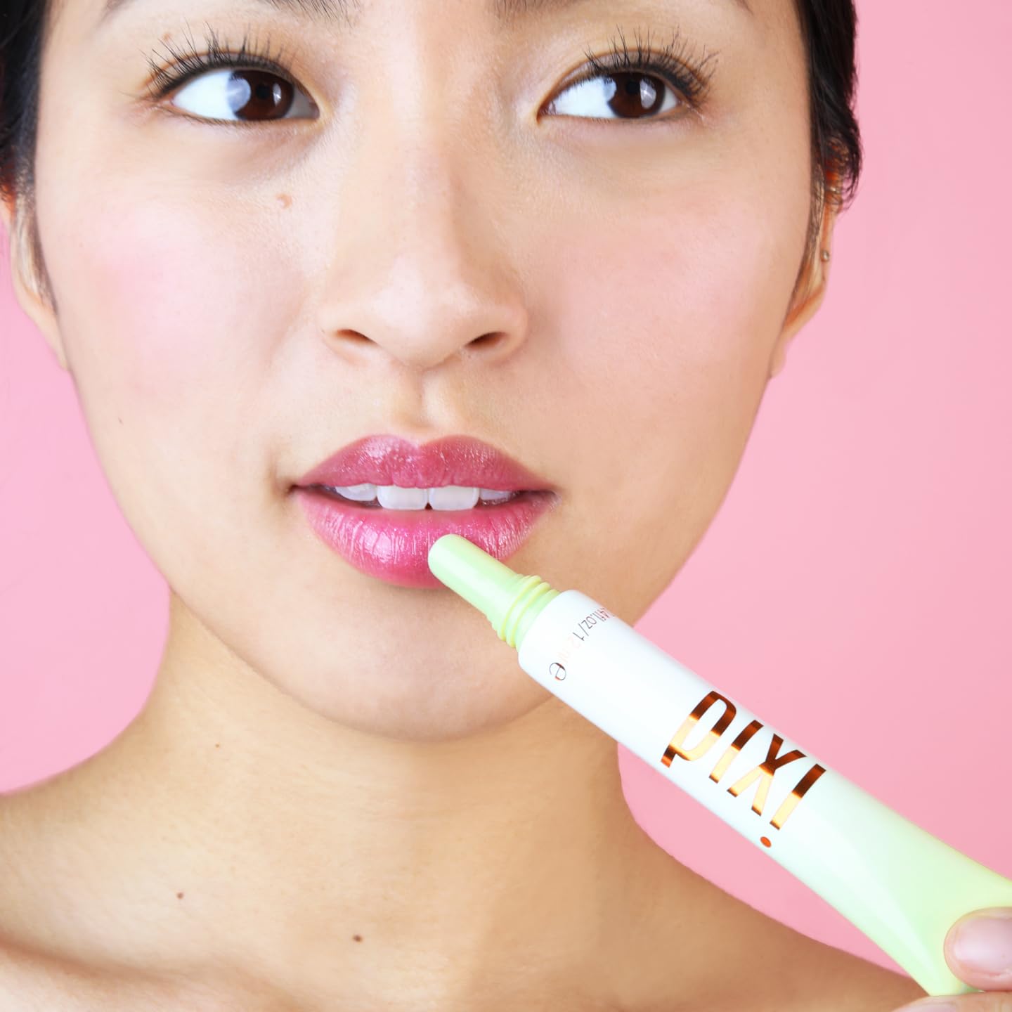 Pixi Beauty LipTone pH Reactive Lip Gloss in Prettiness | Color Changing Tinted Lip Balm with Rosehip Oil & Shea Butter | Non-Sticky Mirror-Shine