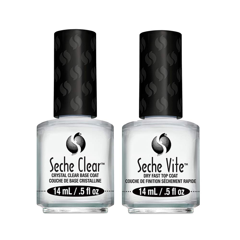 Seche Clear Vite, Base Coat and Top Coat for Nail Polish Beauty & Personal Care Seche