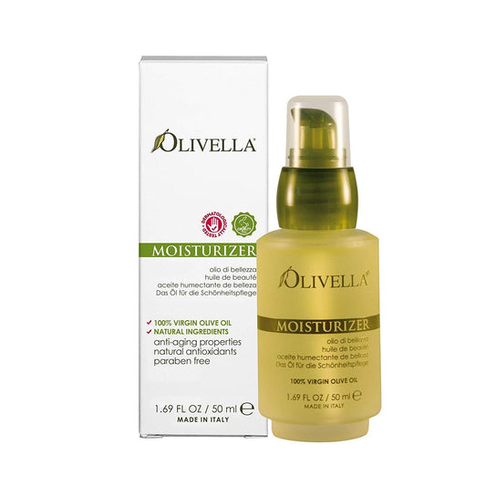Olivella All Natural Virgin Olive Oil Moisturizer For All Skin Types 1.69 oz (Pack of 2)2 Beauty & Personal Care Olivella