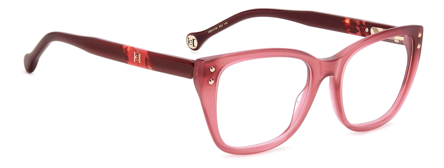 Carolina Herrera Unisex Vista Glasses Her 0191 82u 52/18/145 Women's Sunglasses, 82U/18 BRGN RedHVNA, 52, 82u/18 Brgn Redhvna, 52