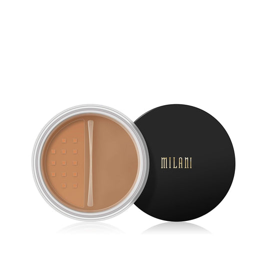 Milani Make It Last Setting Powder - Translucent Medium to Deep (0.12 Ounce) Cruelty-Free Mattifying Face Powder that Sets Makeup for Long-Lasting