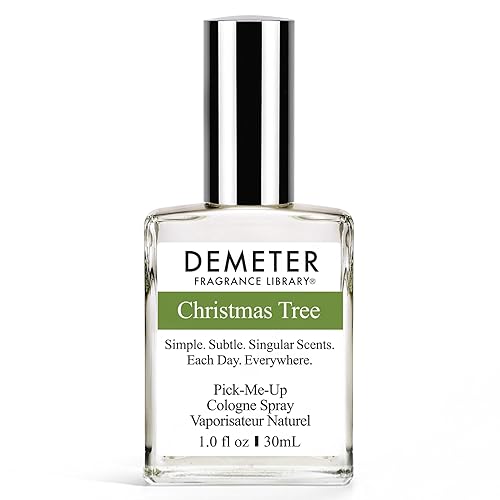DEMETER Natural Perfume Spray Cologne for Women, Christmas Tree, 1 oz