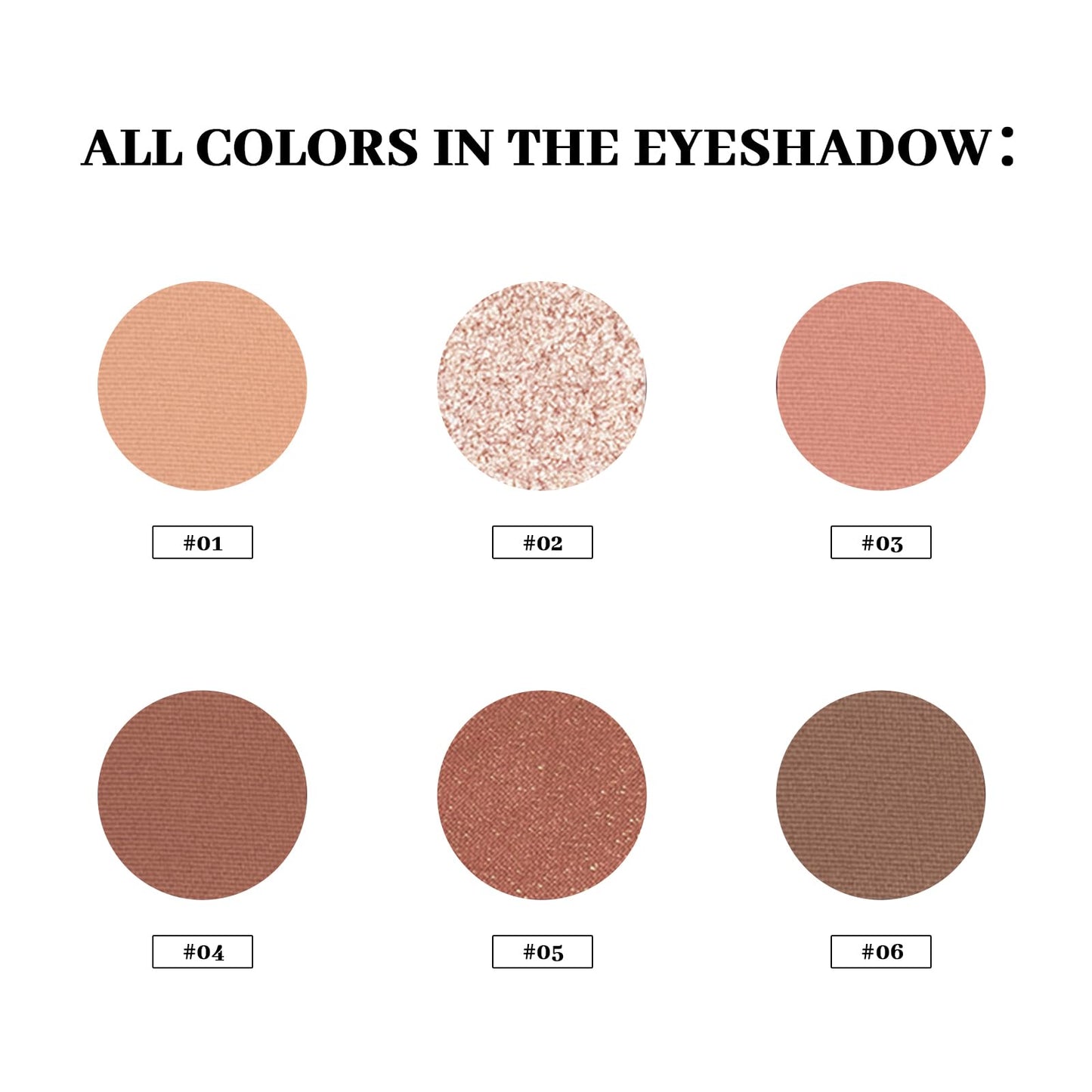 MYSTER ROSEY Nudes Series Mini Eyeshadow Palette, Velvety Matte&Satin Finish, 6 Nude Taupe & Brown Neutral Eye Shadows, Travel Friendly Size, Vegan Beauty and Personal Care MYSTER ROSEY