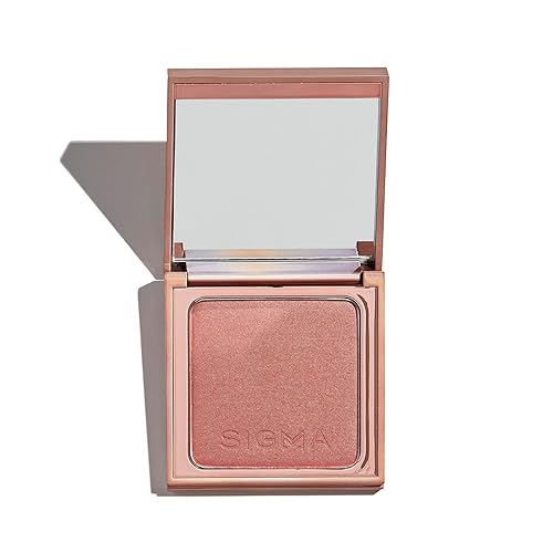 Sigma Beauty Peachy Gold Metallic Blush Palette - Long Lasting Blush Pressed Powder - Gluten Free, Cruelty Free, Vegan Makeup Palette - Tiger Lily