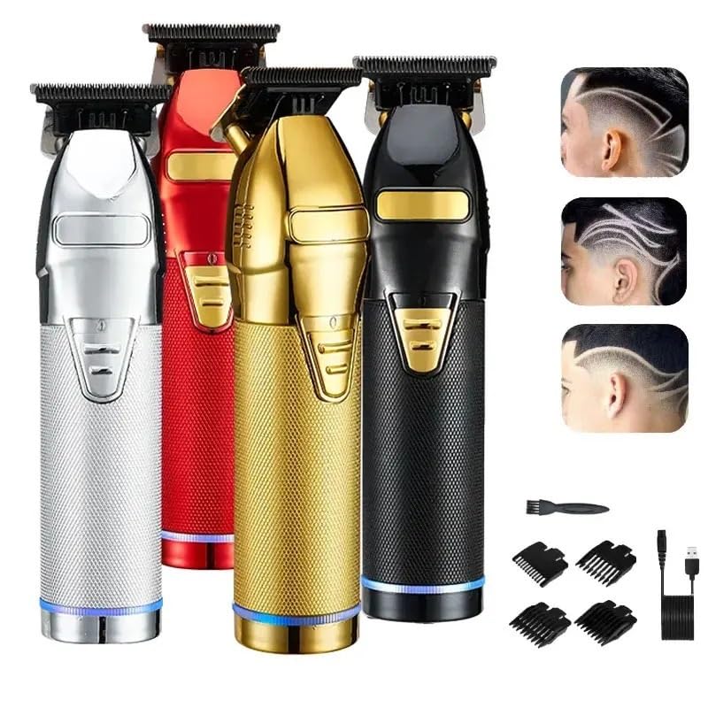 GLESVOWIO Hair Clippers for Men Professional Hair Trimmer for Men Barber Rechargeable Hair Clipper Cordless HairCutting Powerful Machine Hair Beard Beauty and Personal Care GLESVOWIO