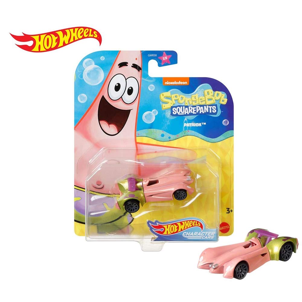HW Spongebob Squarepants Collectible Character Car - Patrick Star, The Starfish ~ GMR61