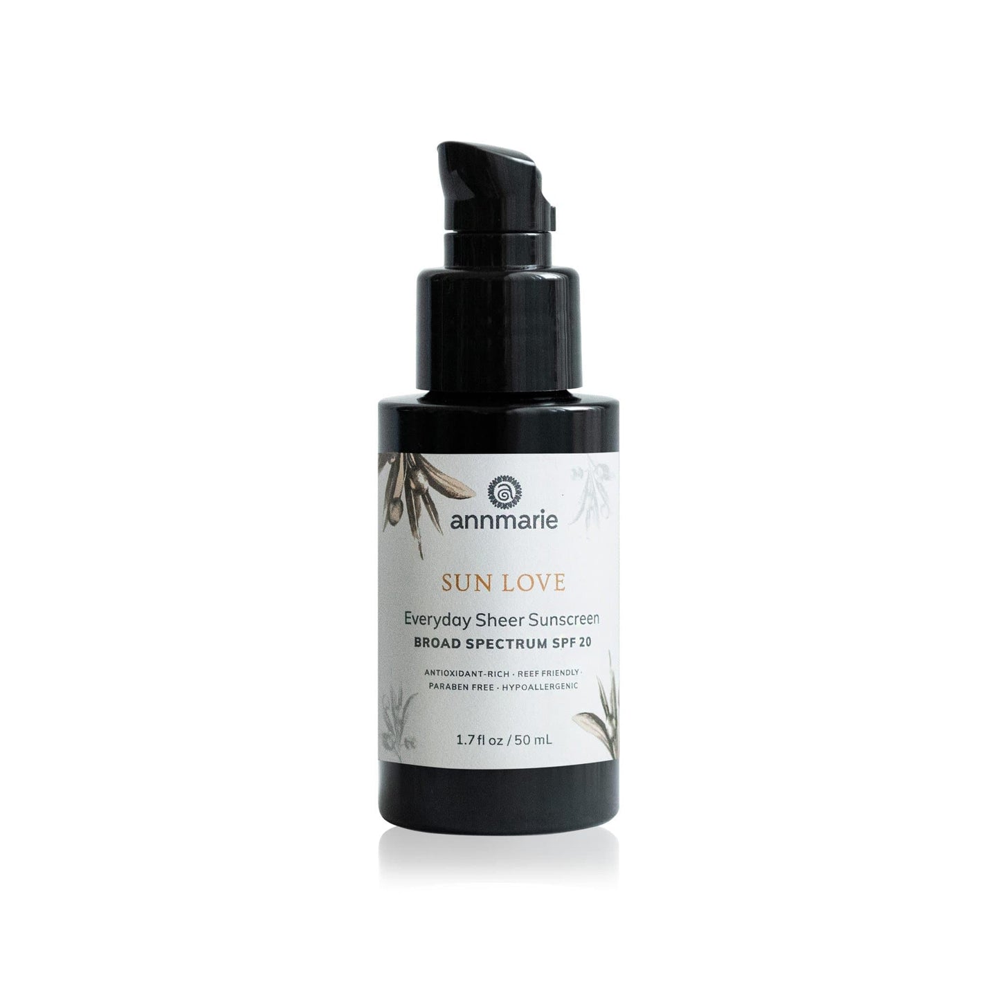 Annmarie Skin Care Sun Love SPF 20 Sunscreen - Reef Safe. - Non-Nano Zinc Oxide Sunscreen with Moisturizing Organic Pumpkin, Sunflower, Hemp Seed
