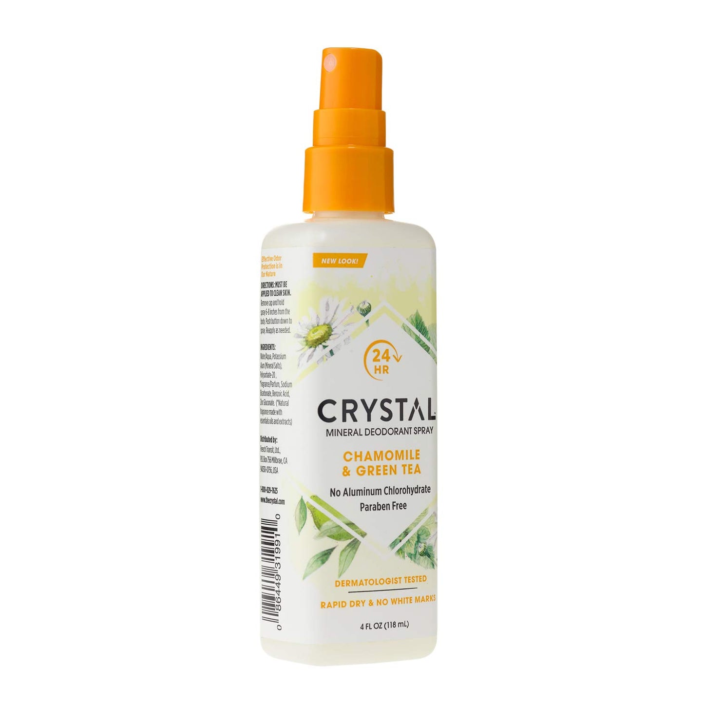 Crystal Essence Mineral Deodorant Spray, Chamomile & Green Tea 4 oz (Pack of 12) Beauty and Personal Care Crystal Essence