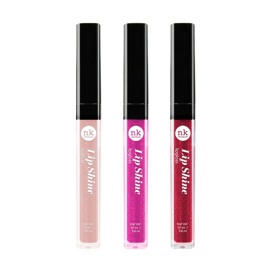 NICKA K NEW YORK Lipshine, Cosmetics, vibrant colors, bright colors, shining lips, lip shine, long lasting (AMZ282)