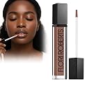 Flori Roberts Mineral Base Lip Shine, Vibrant Lip Gloss Makeup for Women of Color or Deeper Skin Tones, Non-Sticky, Long Wear High Shine Finish