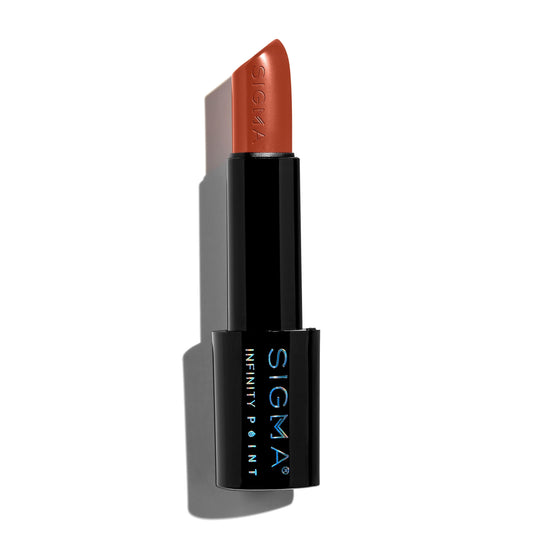 Sigma Beauty Infinity Point Peachy Nude Lipstick - Longwear Satin Finish Lipstick for Great Lip Color Makeup, Epiphany