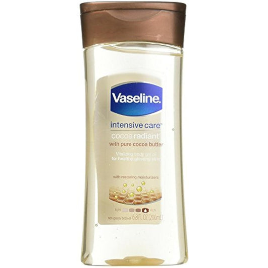 Vaseline Intensive Care Body Gel Oil, Cocoa Radiant, 6.8 oz
