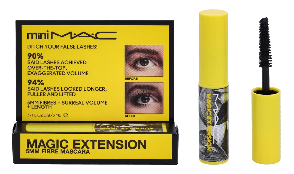 MAC Mini MAC Magic Extension 5MM Fibre Mascara (Extensive Black) - 0.17 fl oz / 5 mL