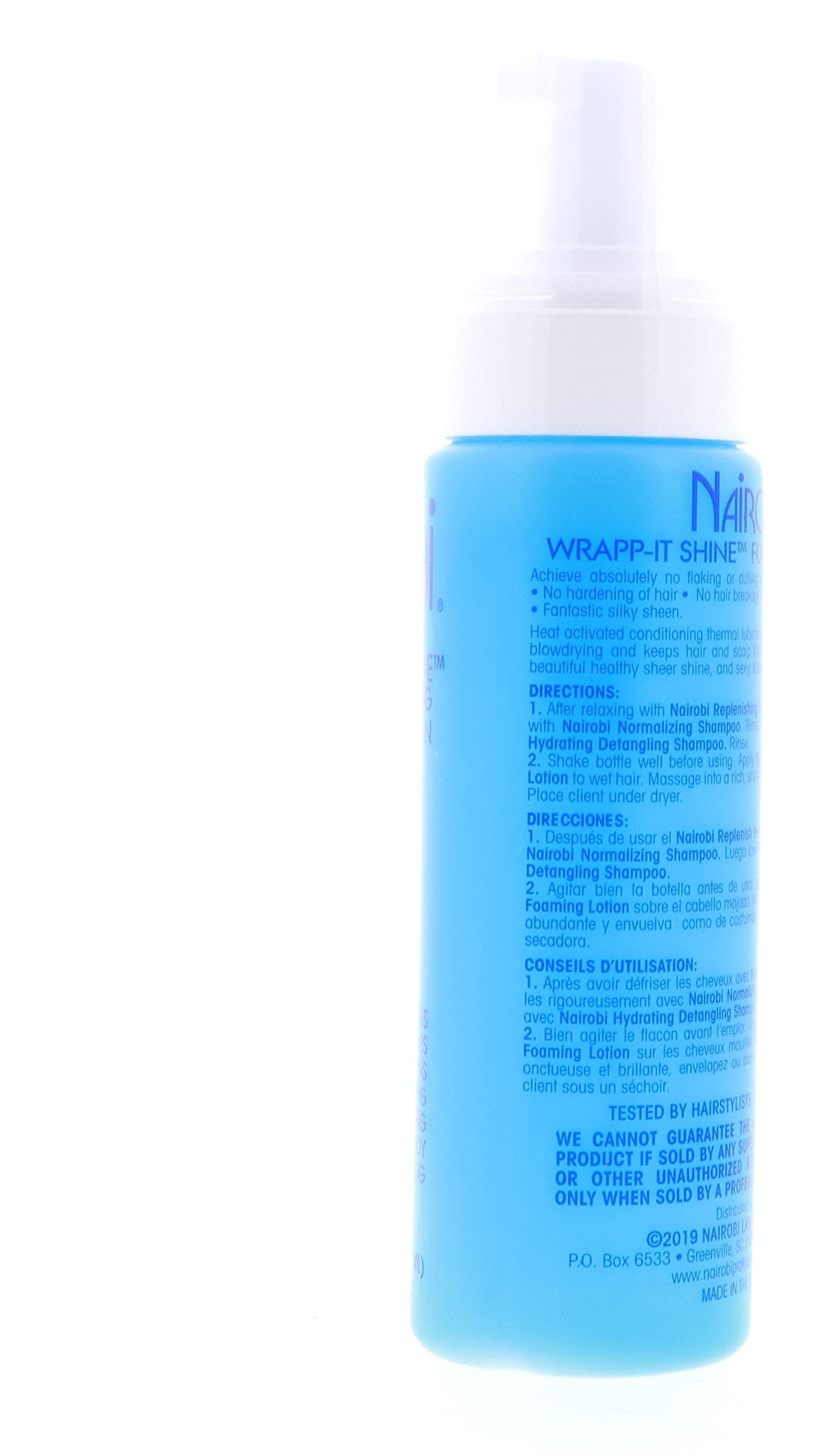 Nairobi Wrapp-It Shine Foaming Lotion 8oz by Nairobi