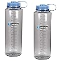 Nalgene Silo 48oz Tritan Wide Mouth Bottle - 2 Pack (Grey)