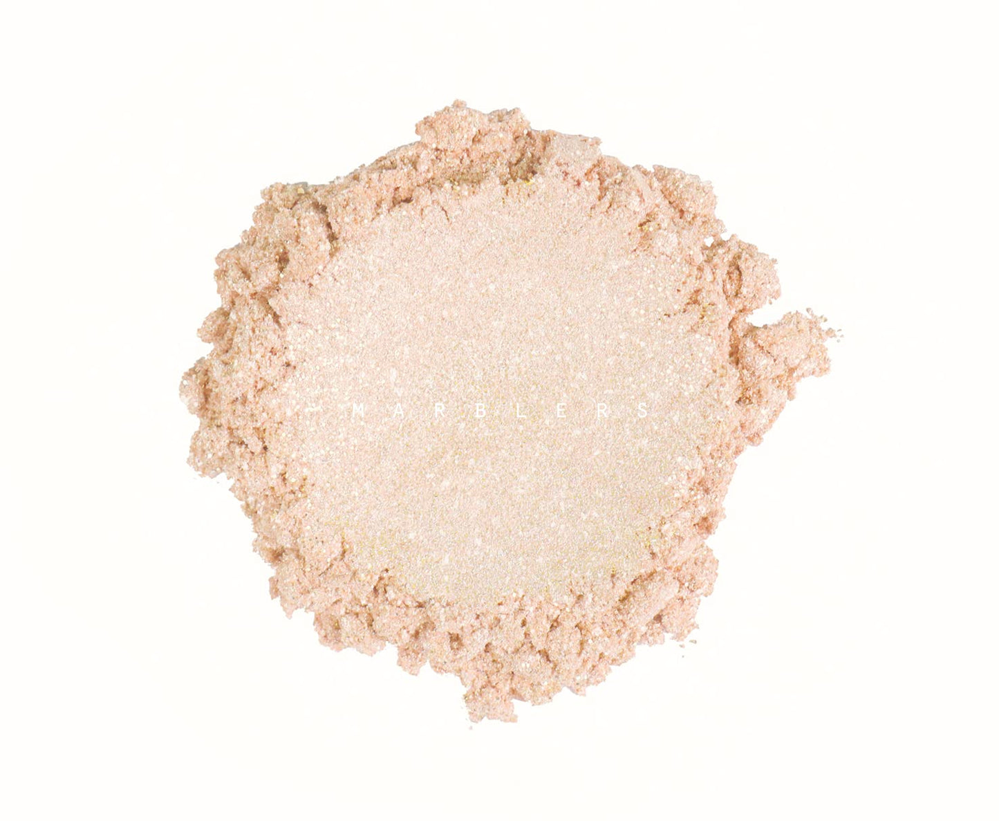 MARBLERS Glitter Mica Powder [Peach Dream] 0.14oz (4g) | Glitter Mica | Highly Pigmented | Non-Toxic, Vegan, Cruelty-Free | Eyeshadow, Body Butter