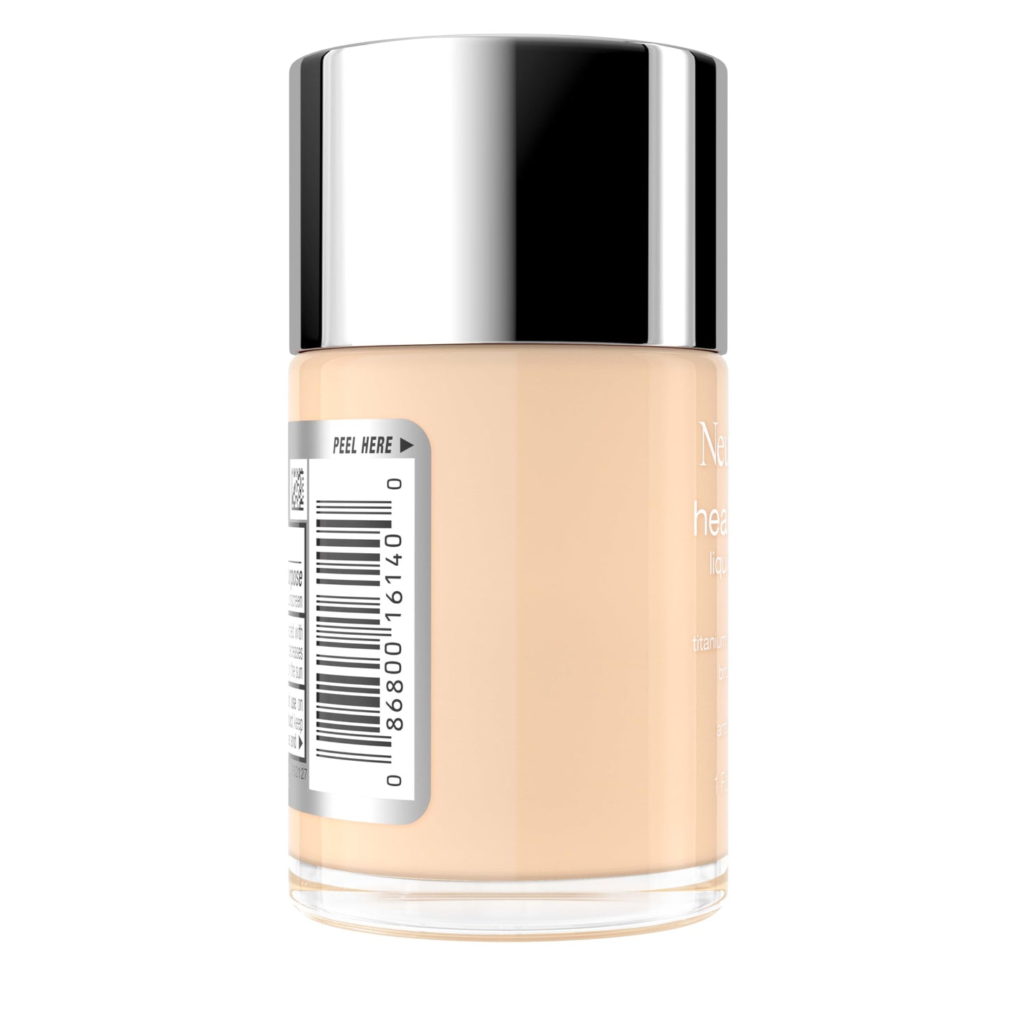 Neutrogena Healthy Skin Liquid Foundation Makeup Broad Spectrum SPF 20 Sunscreen, Medium Coverage, Vit B5, Antioxidants, All Day Wear, Classic Beige