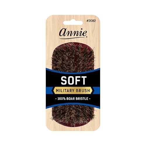 soft military 100% pure BOAR BRISTLE WAVE HAIR BRUSH durag MAN