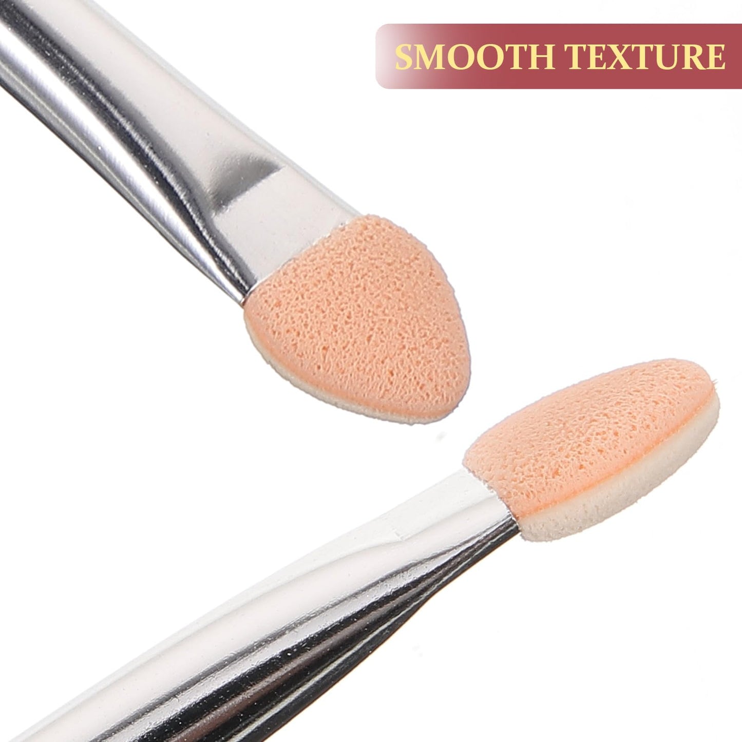 Lurrose 6 Pcs Eyeshadow Applicator Brushes Double-Sided Foam Tip Eye Makeup Brushes Set for Precise Eyeshadow Application and Blending