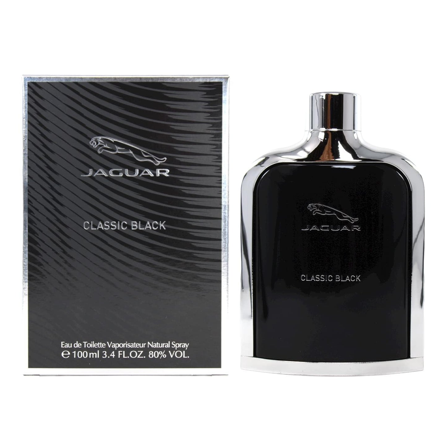 Jaguar Classic Black 3.4 oz Eau De Toilette Spray For Men