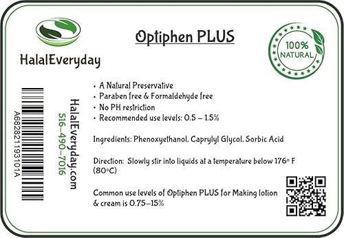 Optiphen Plus - Optiphen + Water Soluble and Very Gentle Preservative 4 Oz