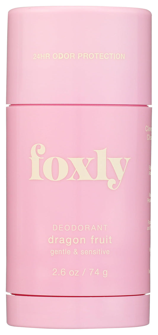 Foxly Dragon Fruit Deodorant, 2.6 OZ Beauty and Personal Care Foxly