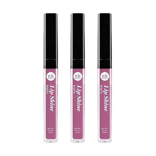 NICKA K NEW YORK Lipshine, Cosmetics, vibrant colors, bright colors, shining lips, lip shine, long lasting (AMZ266)