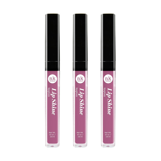NICKA K NEW YORK Lipshine, Cosmetics, vibrant colors, bright colors, shining lips, lip shine, long lasting (AMZ266) Beauty & Personal Care NICKA K NEW YORK