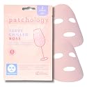 Patchology Serve Chilled Rosé Facial Sheet Mask - Hydrating & Soothing Face Mask with Hyaluronic Acid for Glowing Skin, Rosé Scented Skin Care
