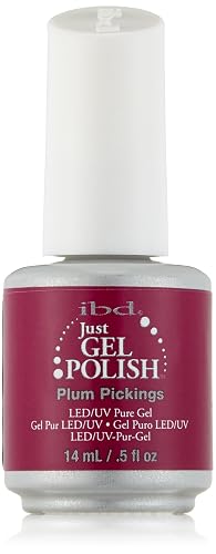 IBD Just Gel Nail Polish, Plum Pickings, 0.5 Fluid Ounce Beauty & Personal Care IBD