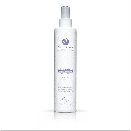 COLURE Leave-In Spray Plus, 10 Fl Oz - pH Balancing Sealer & Detangler, Acidifying Primer for Color Protection & Frizz