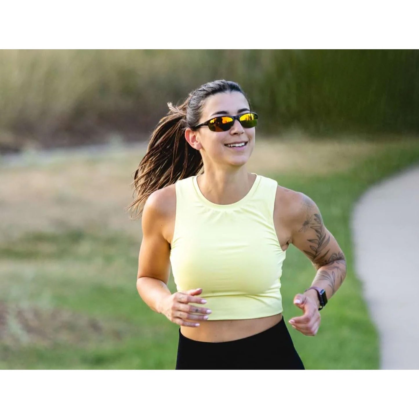 Optic Nerve Unisex Alpine Polarized Sport Sunglasses, Tortoise - Smoke w/Red Mirror Lens