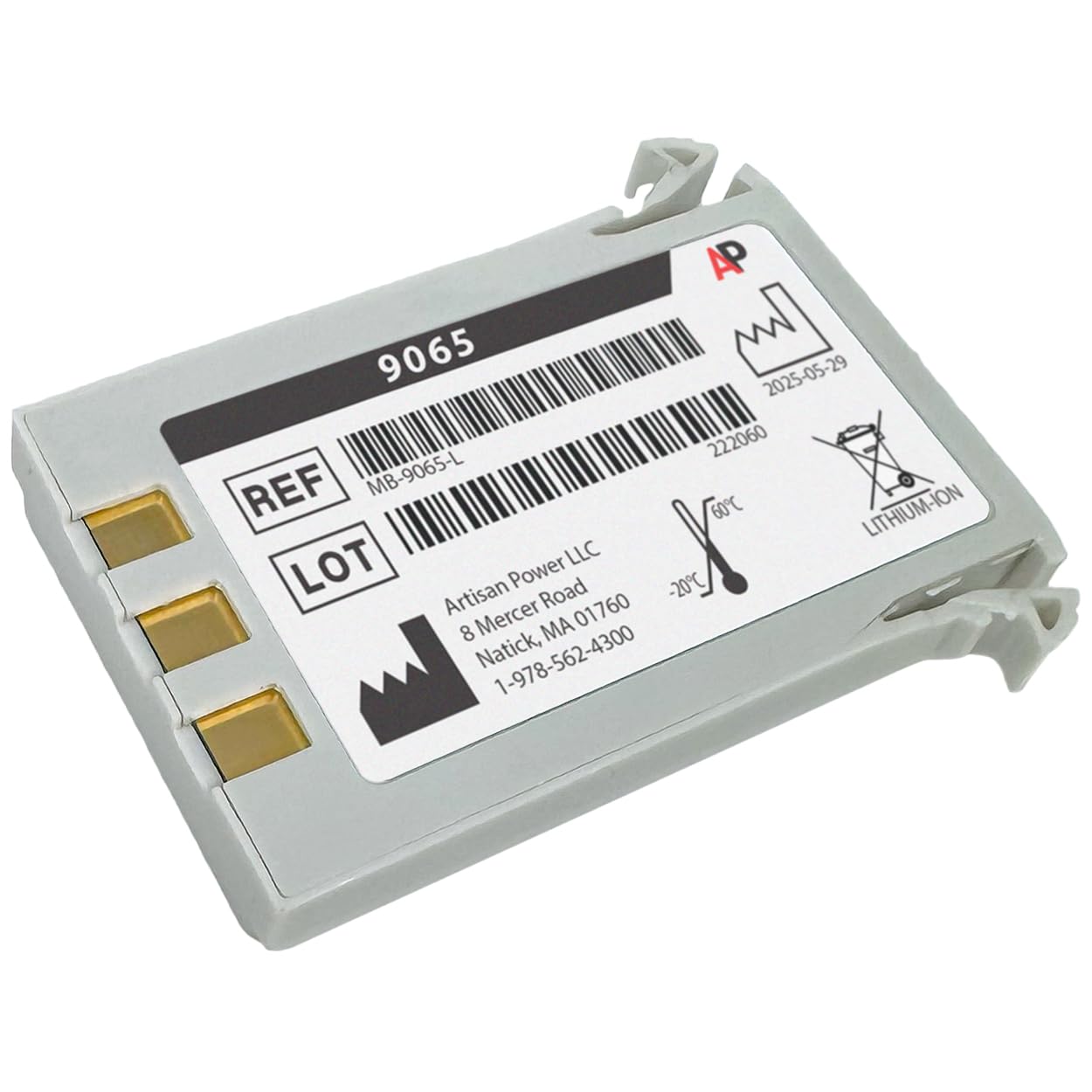 Artisan Power Replacement Battery for Philips Moniteur Invivo Wireless WECG, WSpO2 Module - 1000 mAh - 20% Higher Capacity Over OEM - Lithium-Ion Beauty and Personal Care Artisan Power